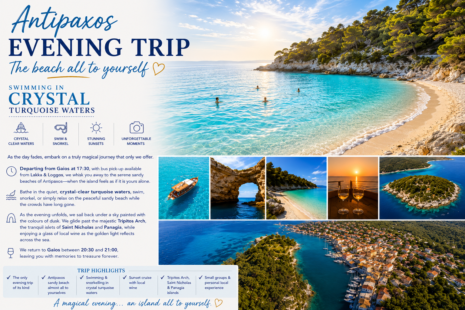 Antipaxos Sunset Cruise