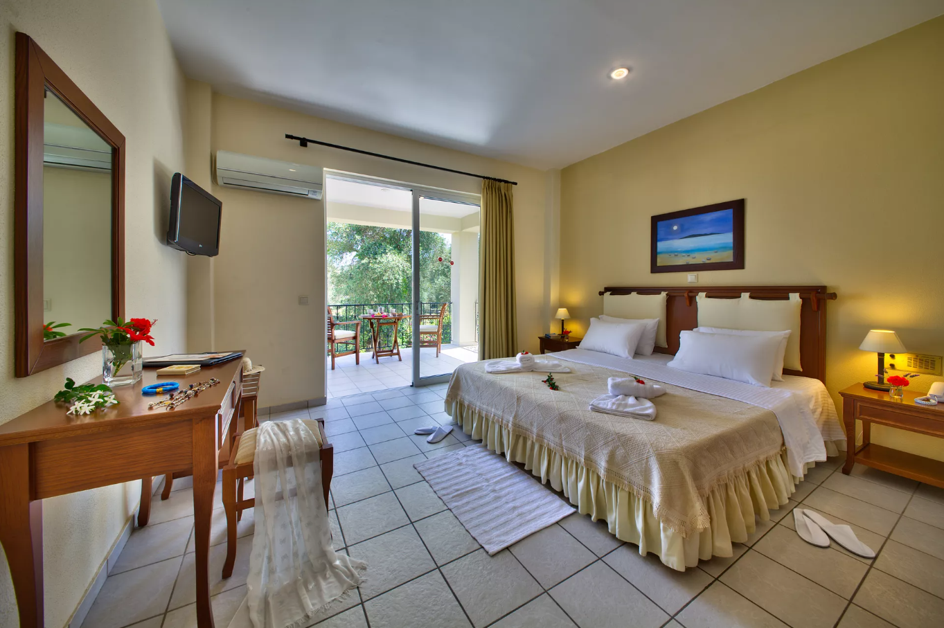 Paxos Club Resort -Double Room-Partial Garden view
